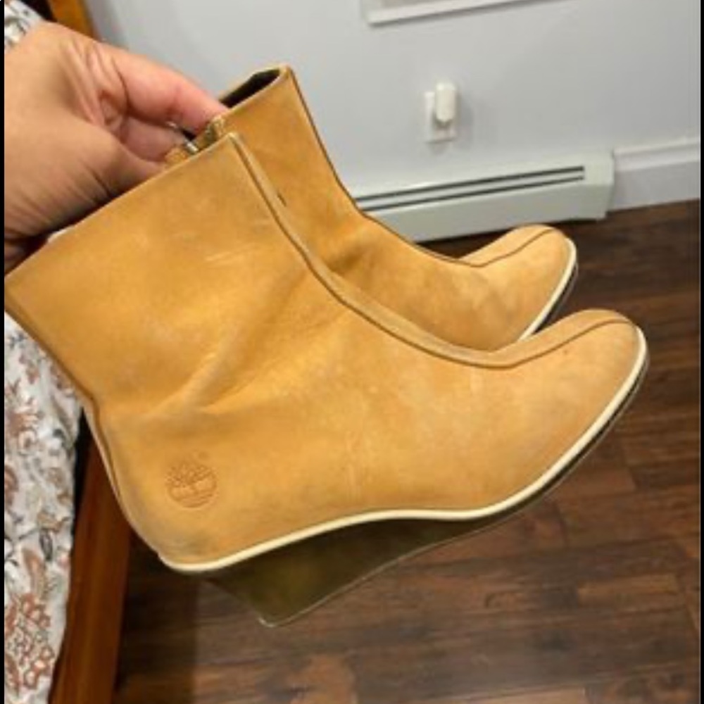 Timberland ladies wedge boots
